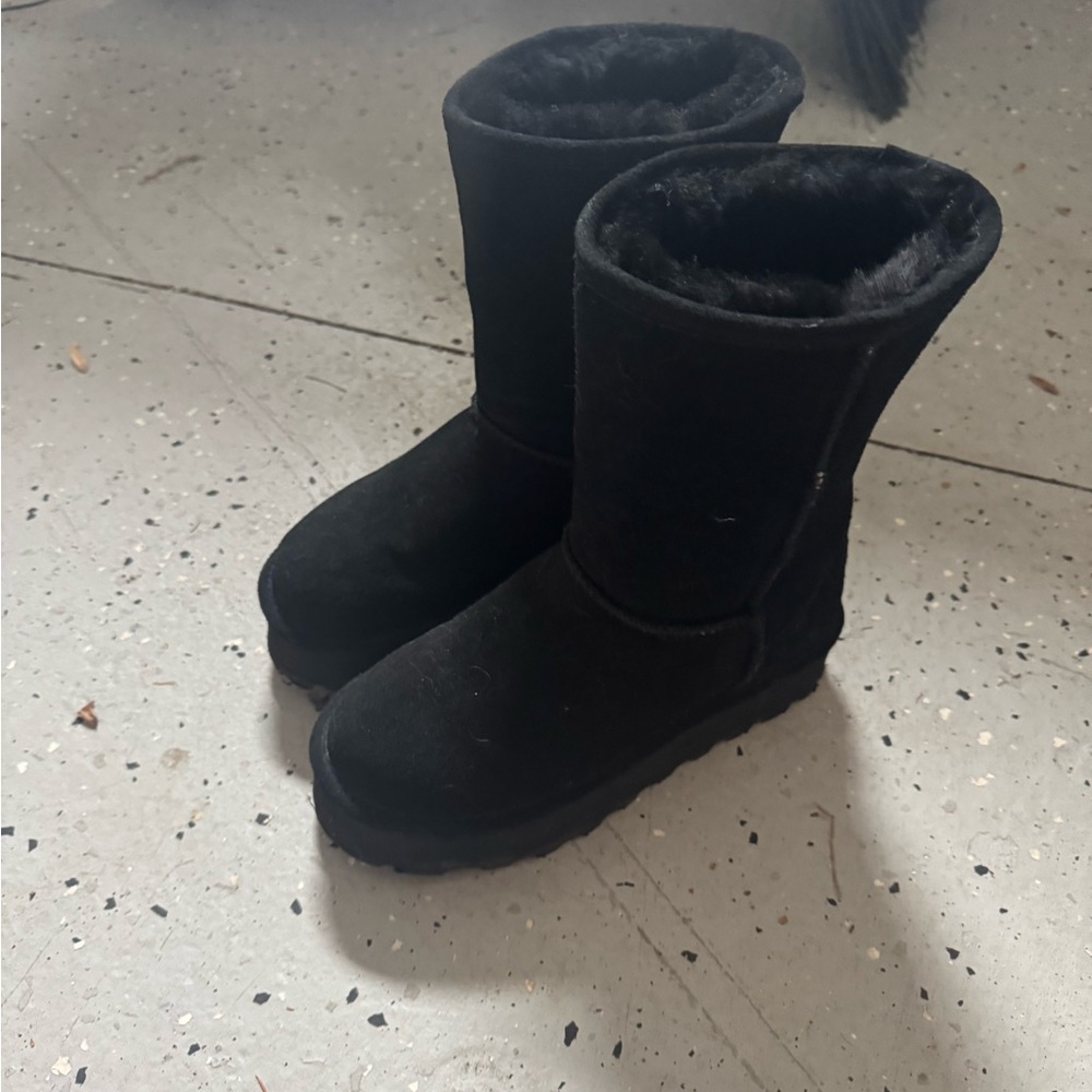 Black Fur-Lined Boots